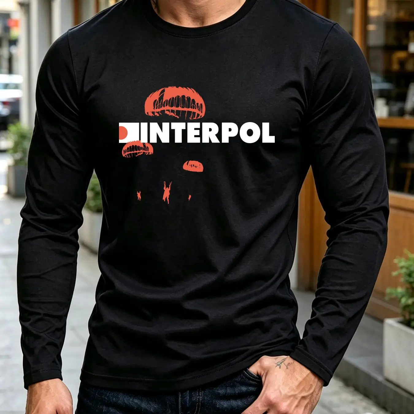 washed T Shirt Interpol band r - огляд і ціна Streetwear Brand Vintage